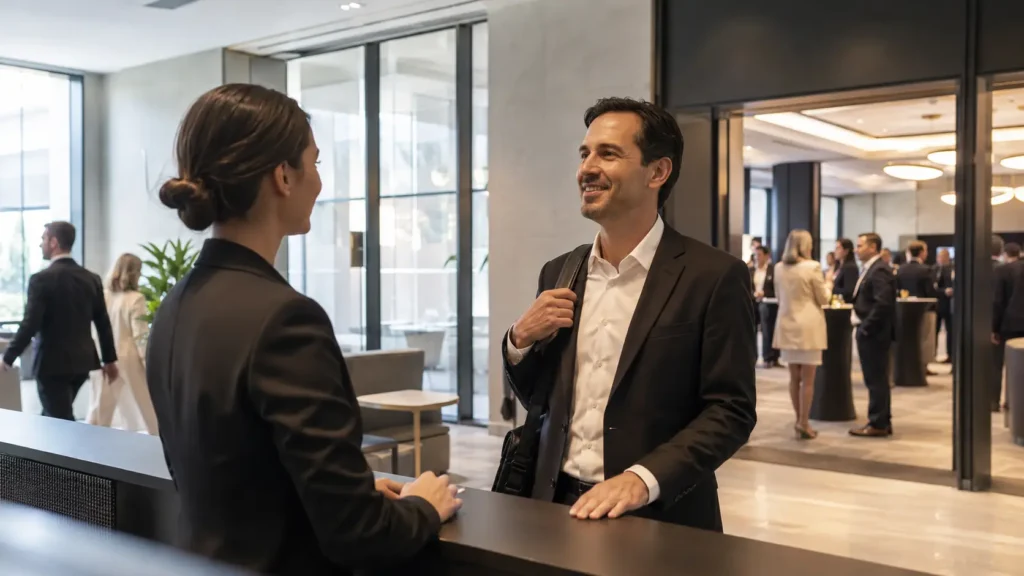 Quelle différence entre accueil événementiel et accueil en entreprise ?